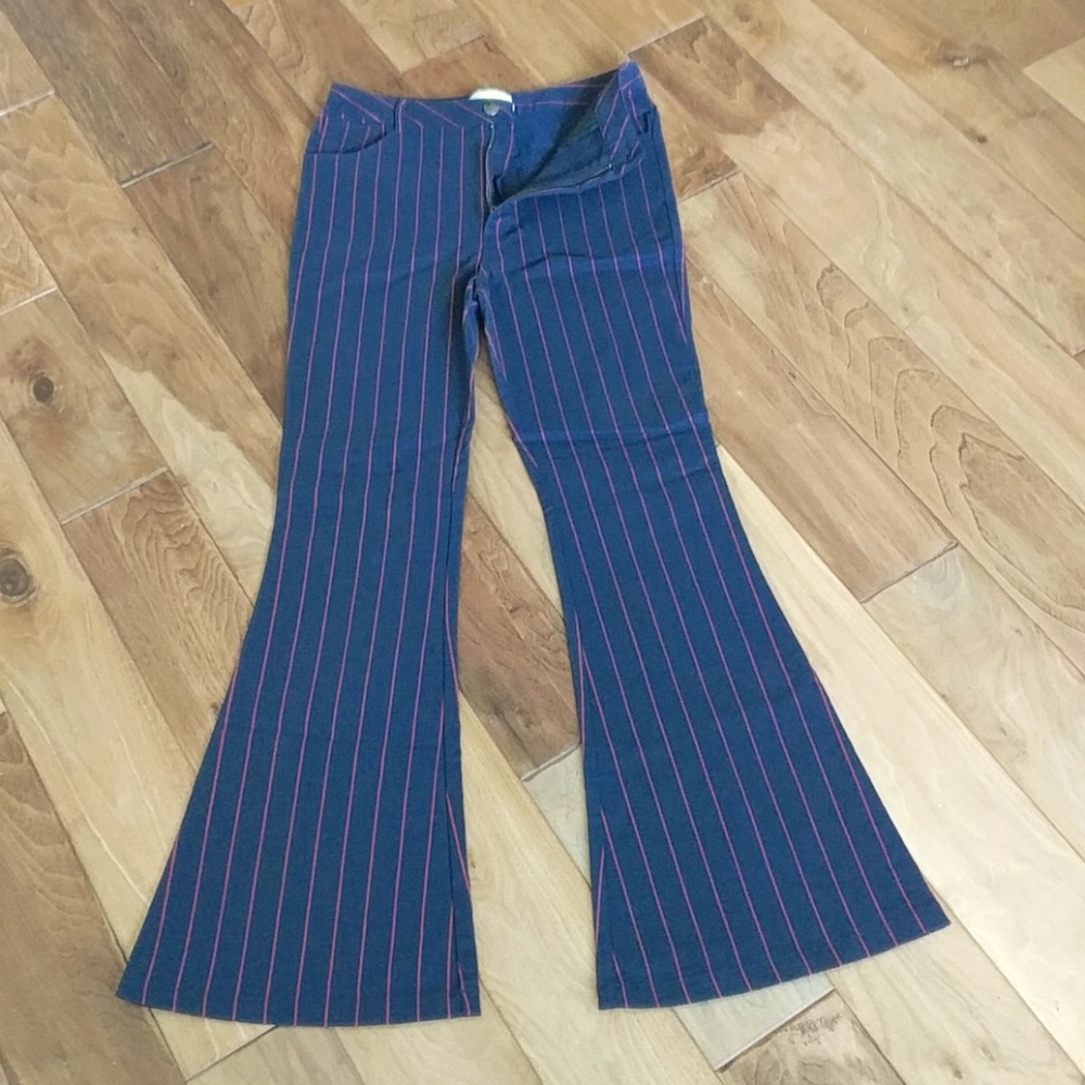Urban outfitters size 10 Georgia stripe flare pant